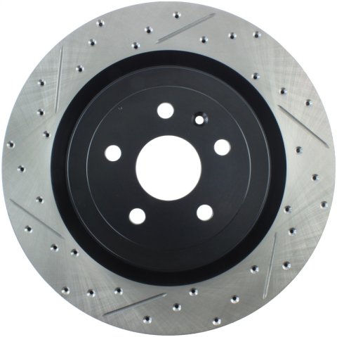 StopTech Slotted & Drilled Sport Brake Rotor thumbnail 1