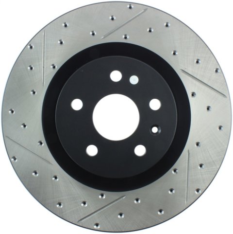 StopTech Slotted & Drilled Sport Brake Rotor thumbnail 1