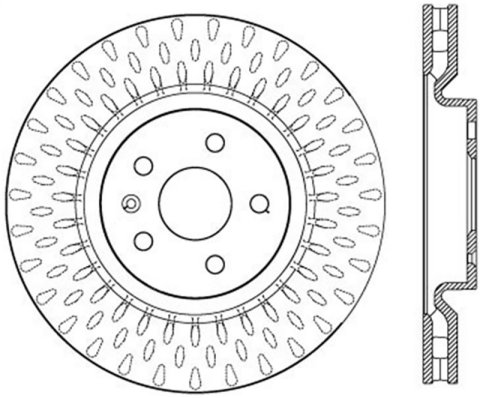 StopTech Slotted & Drilled Sport Brake Rotor thumbnail 2