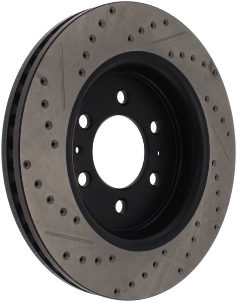 StopTech Slotted & Drilled Sport Brake Rotor thumbnail 1