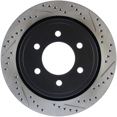 StopTech Slotted & Drilled Sport Brake Rotor thumbnail 1