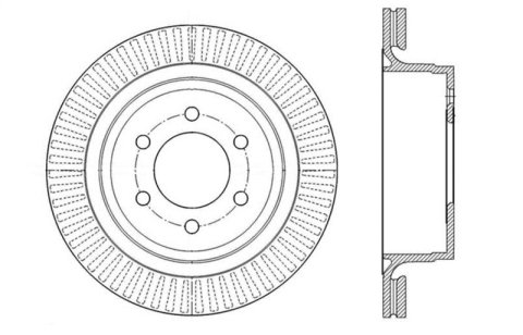 StopTech Slotted & Drilled Sport Brake Rotor thumbnail 2
