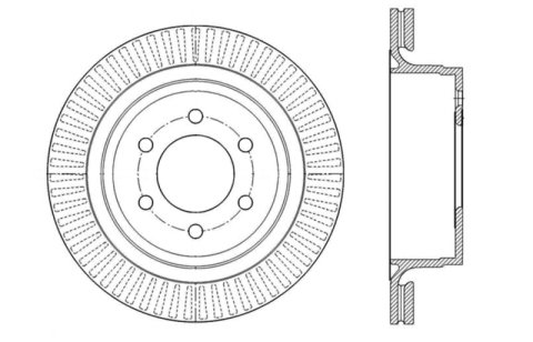 StopTech Slotted & Drilled Sport Brake Rotor thumbnail 9