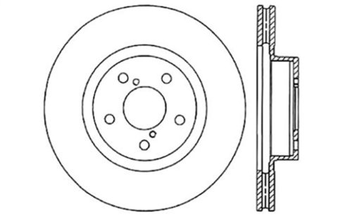 StopTech Drilled Sport Brake Rotor thumbnail 2