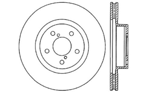 StopTech Drilled Sport Brake Rotor thumbnail 4
