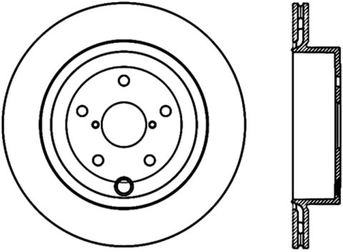 StopTech Drilled Sport Brake Rotor thumbnail 2