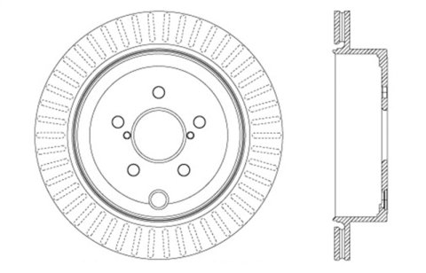StopTech Drilled Sport Brake Rotor thumbnail 1