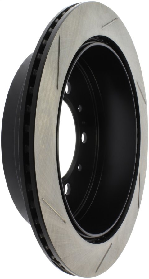 StopTech Sport Slot 08-13 Lexus LX450/470/570 / 07-12 Toyota Tundra Slotted Left Rear CRYO Rotor thumbnail 4