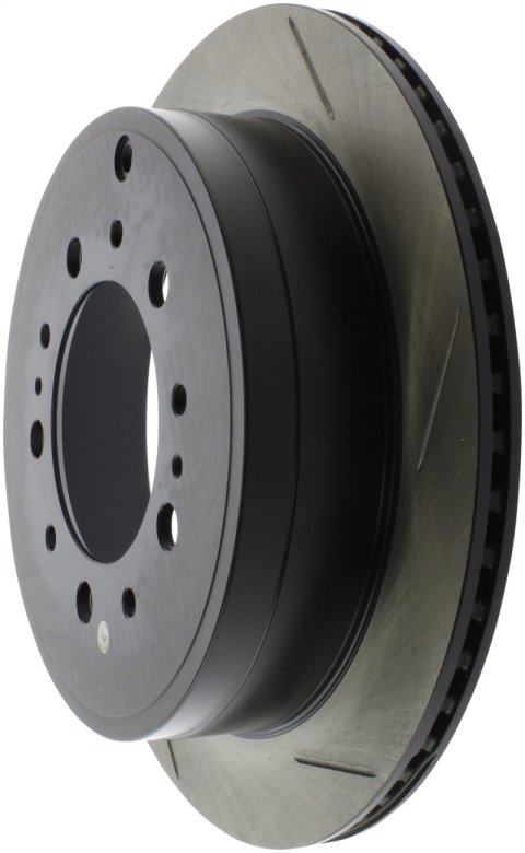 StopTech Sport Slot 08-13 Lexus LX450/470/570 / 07-12 Toyota Tundra Slotted Left Rear CRYO Rotor thumbnail 5