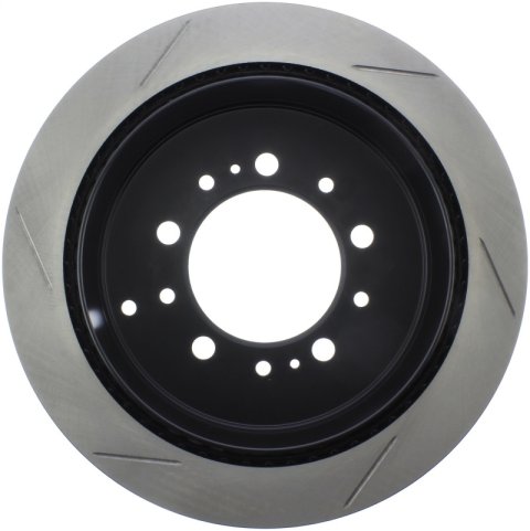 StopTech Sport Slot 08-13 Lexus LX450/470/570 / 07-12 Toyota Tundra Slotted Left Rear CRYO Rotor thumbnail 6