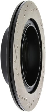 StopTech 06-07 350Z / 05-07 G35 / 06-07 G35X SportStop Slotted & Drilled Rear Left Rotor thumbnail 1