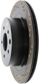 StopTech 06-07 350Z / 05-07 G35 / 06-07 G35X SportStop Slotted & Drilled Rear Left Rotor thumbnail 7