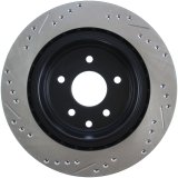 StopTech 06-07 350Z / 05-07 G35 / 06-07 G35X SportStop Slotted & Drilled Rear Left Rotor thumbnail 8