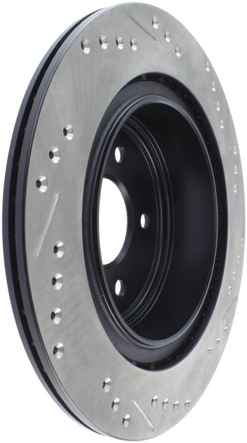 StopTech 06-07 350Z / 05-07 G35 / 06-07 G35X SportStop Slotted & Drilled Rear Right Rotor thumbnail 6