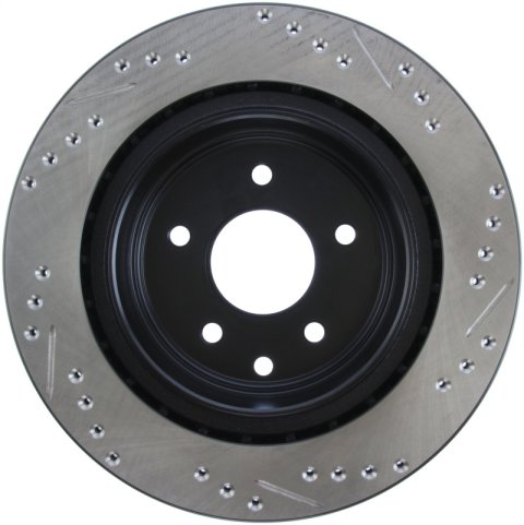 StopTech 06-07 350Z / 05-07 G35 / 06-07 G35X SportStop Slotted & Drilled Rear Right Rotor thumbnail 8