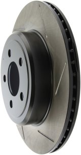 StopTech Power Slot 05 Chrysler 300C 5.7L V8 w/ Vented Rear Disc Rear Left SportStop Slotted Rotor thumbnail 4