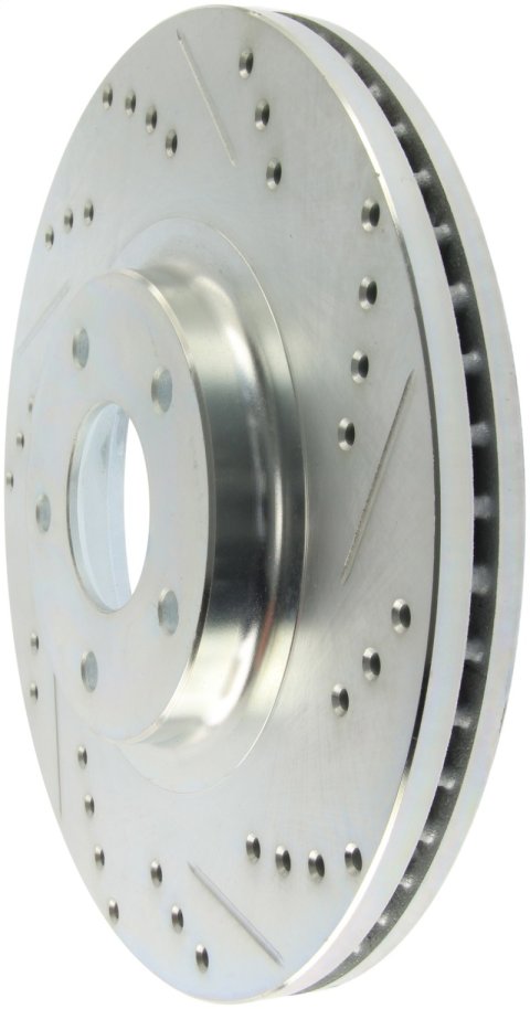 StopTech Select Sport Select Sport Nissan Slotted and Drilled Left Front Rotor thumbnail 4