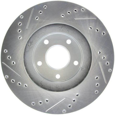 StopTech Select Sport Select Sport Nissan Slotted and Drilled Left Front Rotor thumbnail 5