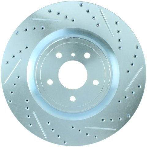 StopTech Select Sport Nissan Slotted and Drilled Front Left Rotor thumbnail 1