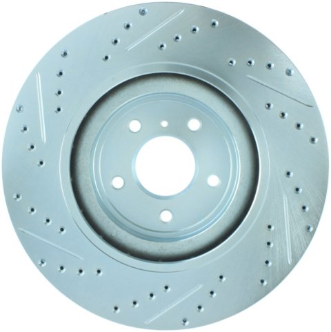 StopTech Select Sport Nissan Slotted and Drilled Front Left Rotor thumbnail 5