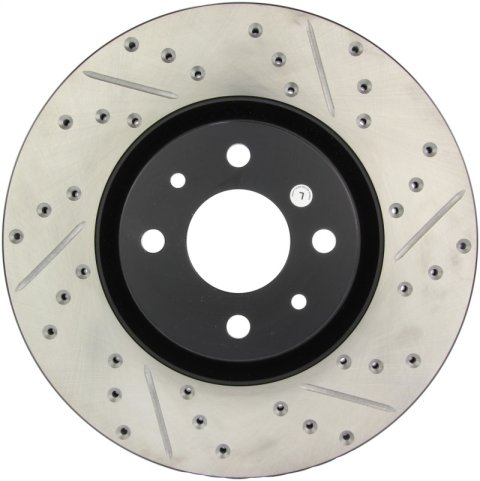 StopTech Slotted & Drilled Sport Brake Rotor thumbnail 1