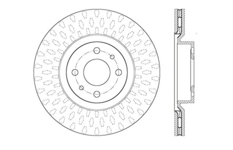 StopTech Slotted & Drilled Sport Brake Rotor thumbnail 3