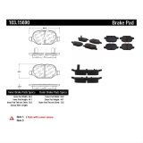 C-TEK 12-13 Fiat 500 Ceramic Rear Disc Brake Pads thumbnail 1