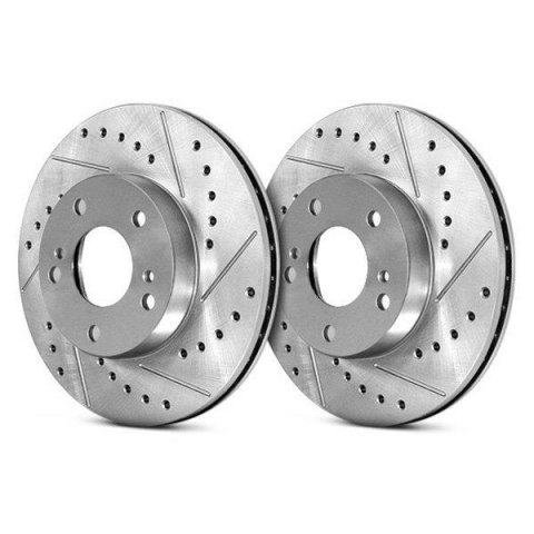StopTech Select Sport 05-10 Ford Mustang GT Slotted and Drilled Rear Left Rotor thumbnail 5