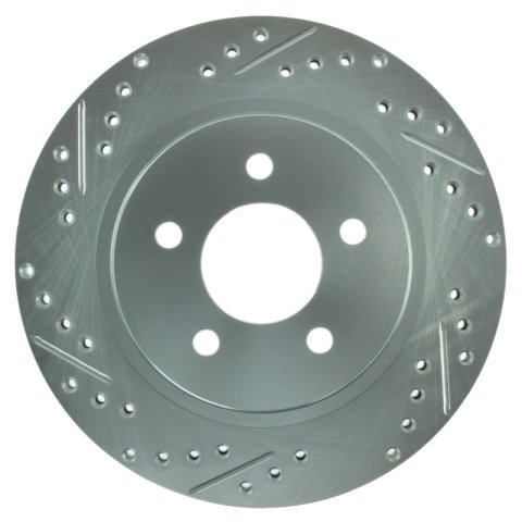 StopTech Select Sport 05-10 Ford Mustang GT Slotted and Drilled Rear Right Rotor thumbnail 2
