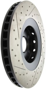 StopTech Drilled & Slotted Left Sport Brake Rotor for 2009 Cadillac CTS-V thumbnail 4