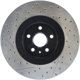 StopTech Drilled & Slotted Left Sport Brake Rotor for 2009 Cadillac CTS-V thumbnail 6