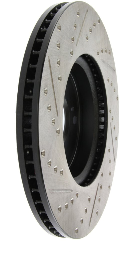 StopTech Slotted & Drilled Sport Brake Rotor Front Left 13 Honda Accord Sport thumbnail 2