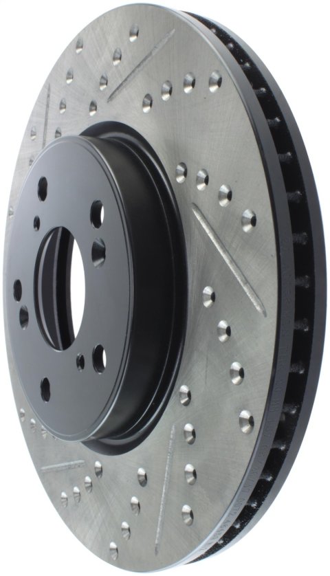 StopTech Slotted & Drilled Sport Brake Rotor Front Right 13 Honda Accord Sport thumbnail 9