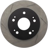 StopTech Power Slot Slotted 06-08 Honda Civic Si Rear Right Rotor thumbnail 2