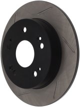 StopTech Power Slot Slotted 06-08 Honda Civic Si Rear Right Rotor thumbnail 4