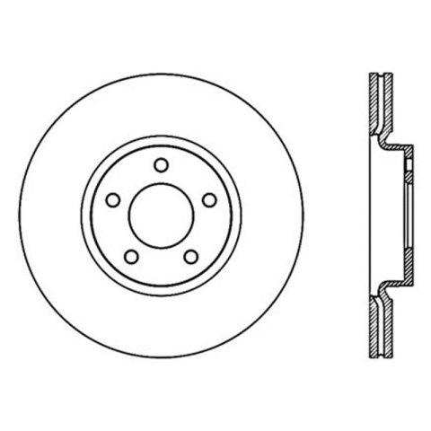 StopTech Power Slot 07-09 Mazdaspeed3 Slotted Left Front Rotor thumbnail 1