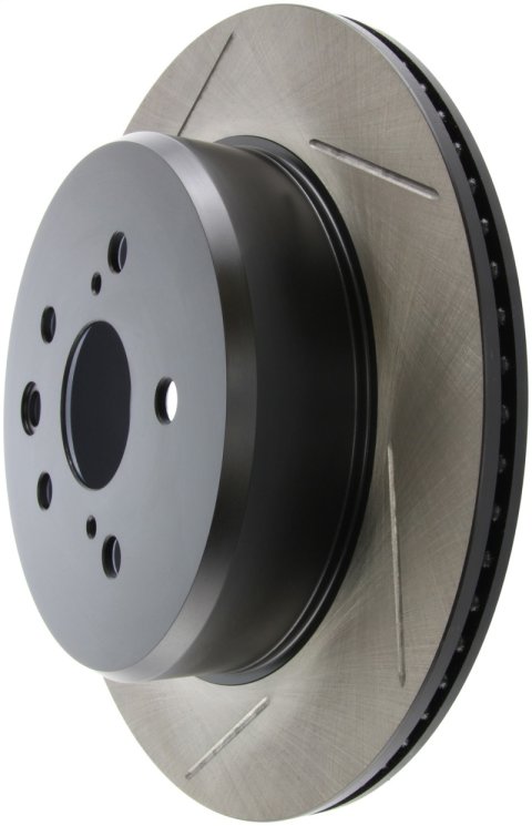 StopTech 13-14 Lexus GS300/350/400/430 Slotted Sport Rear Right Brake Rotor thumbnail 5