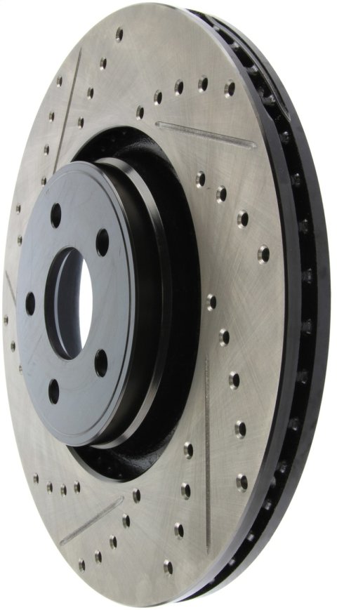 StopTech 14+ Ford Focus ST w/ 335mm Brakes Front Right Slotted & Drilled Rotor thumbnail 5