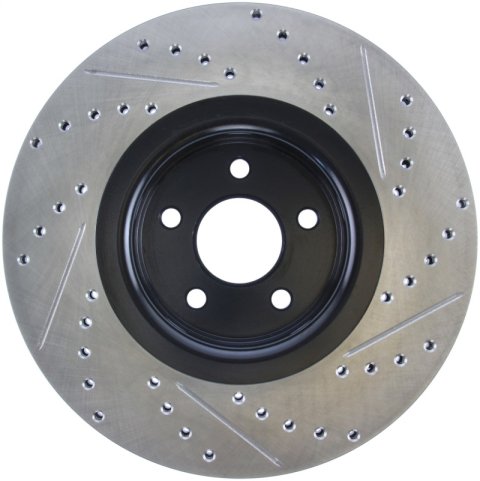 StopTech 14+ Ford Focus ST w/ 335mm Brakes Front Right Slotted & Drilled Rotor thumbnail 6
