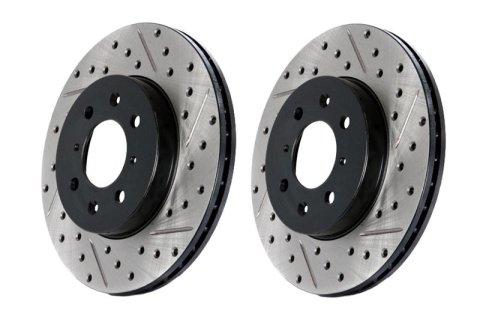 StopTech 14+ Ford Focus ST w/ 335mm Brakes Front Right Slotted & Drilled Rotor thumbnail 7