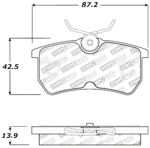 StopTech Street Touring Brake Pads thumbnail 7