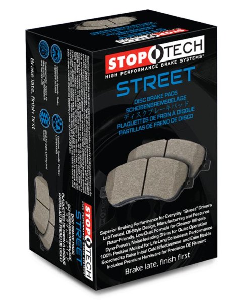 StopTech Street Touring 06 BMW 330 Series (Exc E90) Series Rear Brake Pads thumbnail 7