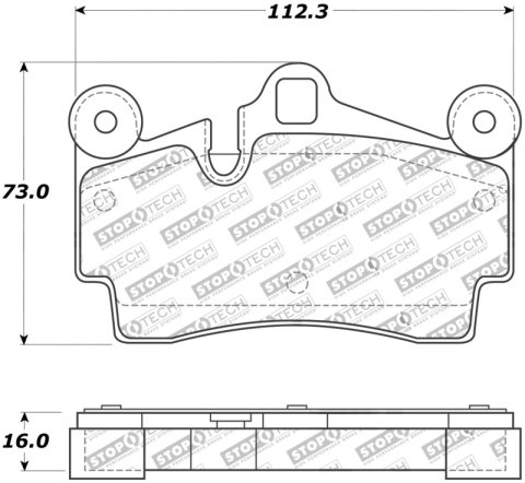 StopTech Street Touring Brake Pads thumbnail 1