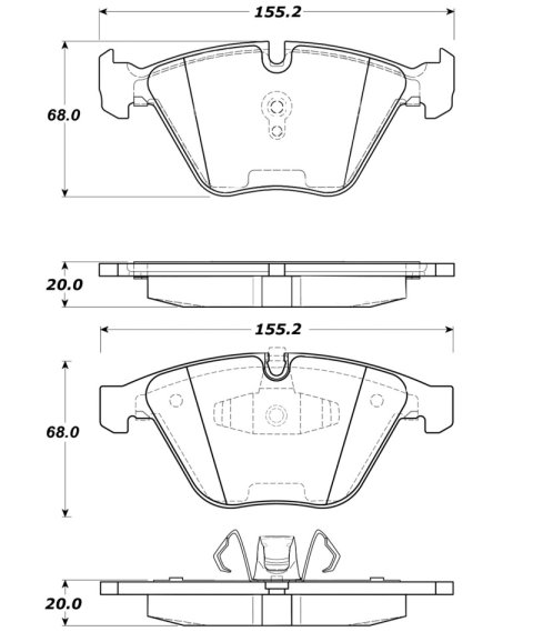 StopTech Street Touring Brake Pads thumbnail 2