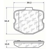 StopTech Street Touring 06-09 Chevrolet Corvette Z06 Front Brake Pads thumbnail 1