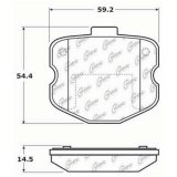 StopTech Street Touring 06-09 Chevrolet Corvette Z06 Front Brake Pads thumbnail 2