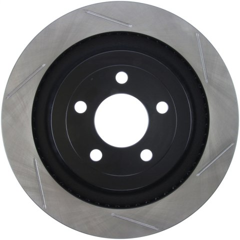 StopTech 2015 Ford Mustang GT w/ Brembo Brakes Left Rear Slotted Brake Rotor thumbnail 1