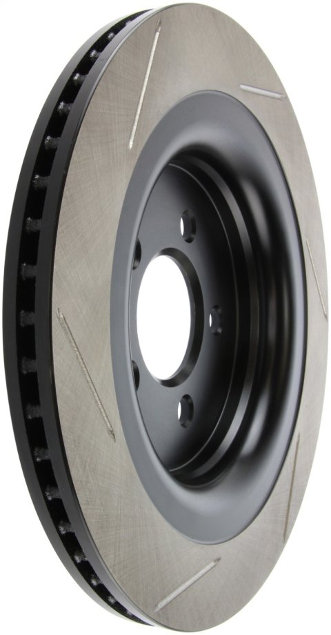 StopTech 2015 Ford Mustang GT w/ Brembo Brakes Left Rear Slotted Brake Rotor thumbnail 4