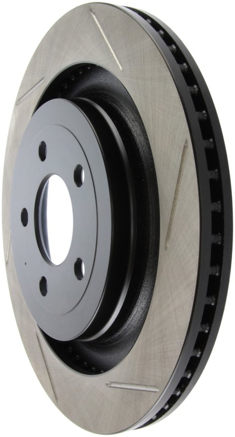 StopTech 2015 Ford Mustang GT w/ Brembo Brakes Left Rear Slotted Brake Rotor thumbnail 5