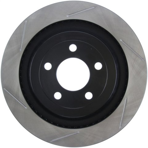 StopTech 2015 Ford Mustang GT w/ Brembo Brakes Right Rear Slotted Brake Rotor thumbnail 1